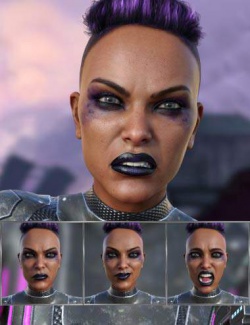 Cyber Future- Expressions for Genesis 8 Female and Millawa 8