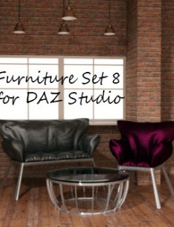 Furniture Set 8 for DAZ Studio