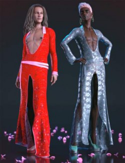 dForce Evening Dress Outfit Texture Addon