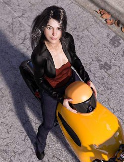 Retro-Futuristic Motorcycle Poses for Genesis 3 and 8