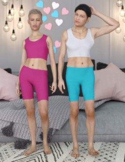 NG Intimates - Athletic Wear for Genesis 8 Female