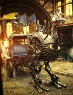 Steam & Punk for the Steampunk Ostrich and Carriage