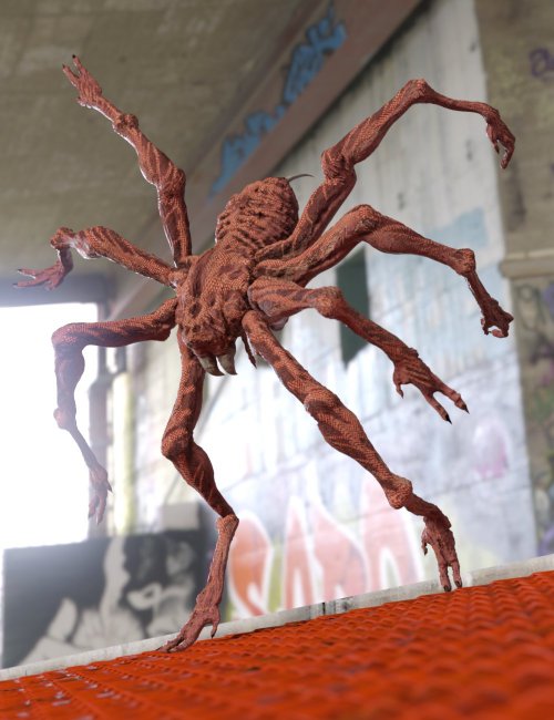 Jurogumo Original Creature | 3d Models for Daz Studio and Poser