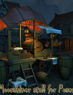 Moonshiner stall for Poser