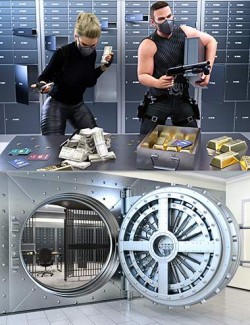 Z Bank Vault Robbery and Poses