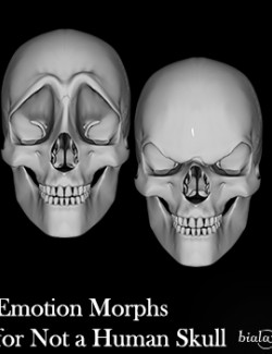 Emotion Morphs for Not a Human Skull