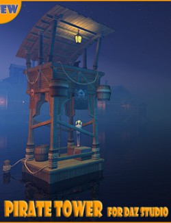 Pirate tower for Daz Studio