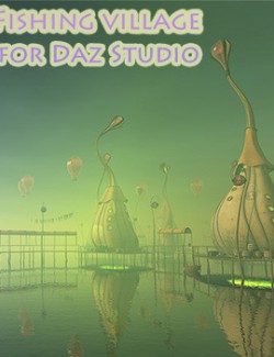 Fishing village for Daz Studio