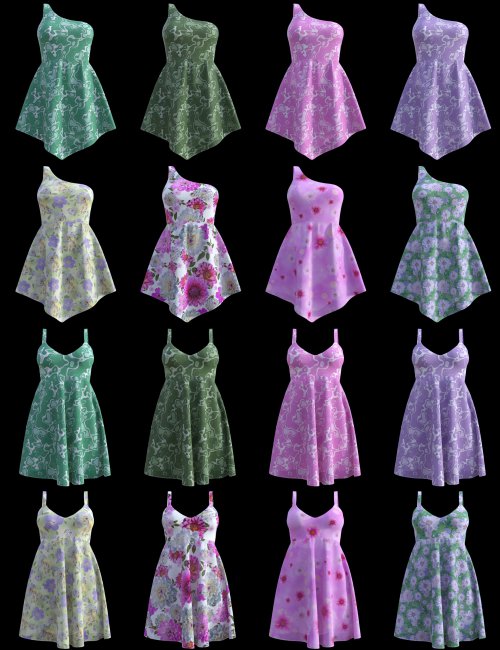 dForce Dress Collection for Genesis 8 Females | 3d Models for Daz ...