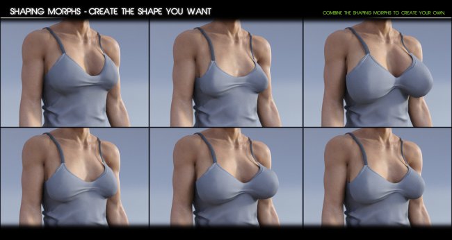 Breast Control for Genesis 3 Female(s)