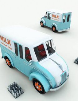 1950s DivCo Milk  Truck for Poser