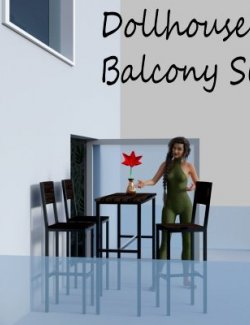 Balcony Set For Dollhouse 1