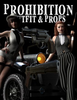 Prohibition Bonnie Outfit and Props for GF8