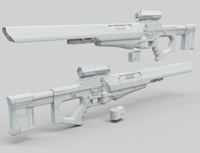 Sci-Fi Weapons Collection 3  3d Models for Daz Studio and Poser