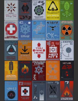 Sci-Fi Info Signs