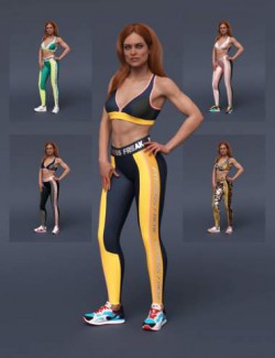 S3D Fitness Freak Textures for Fitness Clothes