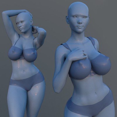 Click here to see preview images for "Waifu Female Morph" Waifu Female Morph