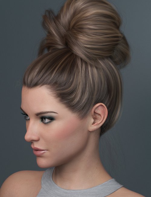 Top Updo for Genesis 3, 8, and 8.1 Females