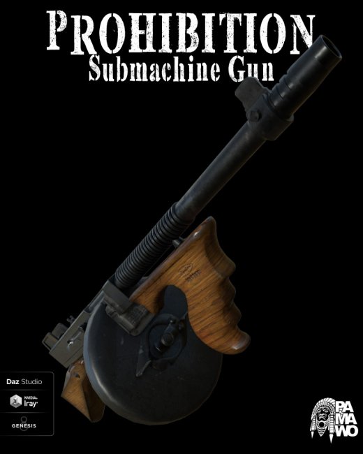 Prohibition Submachine Gun for DS