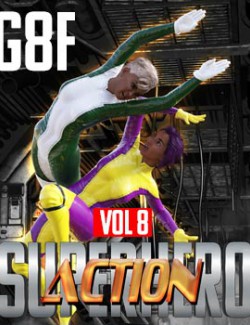 SuperHero Action for G8F Volume 8