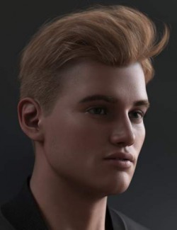 Tjark Short Hair for Genesis 8 and 8.1 Males