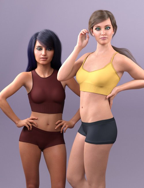 Pretty Base NG Underwear for Genesis 3 Female(s)