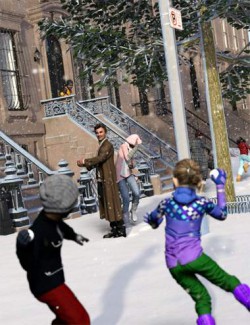 Now-Crowd Billboards- Snowball Fight (Winter Fun IV)