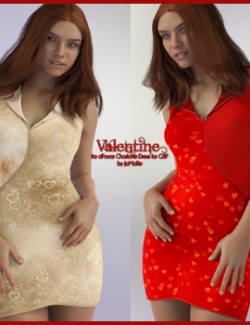 Valentine for dForce Charlotte Dress for G8F