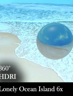 Lonely Ocean Island 360 Environment (HDRI)