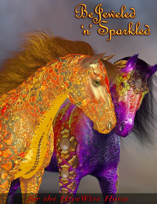 FL-RD Bejeweled-n-Sparkled for the HW Horse