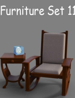 Furniture Set 11 for DAZ Studio