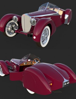 BUGATTI 57S CORSICA for DAZ