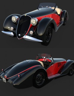 ALFA ROMEO 6C for DAZ