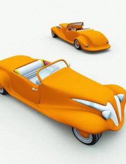 TB Toon Roadster Car for Poser