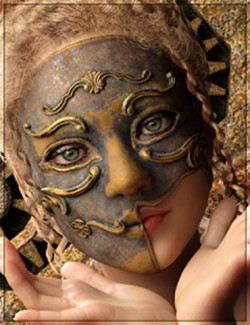 CyberSteampunk Accessories- The Mask for Genesis 8 Female