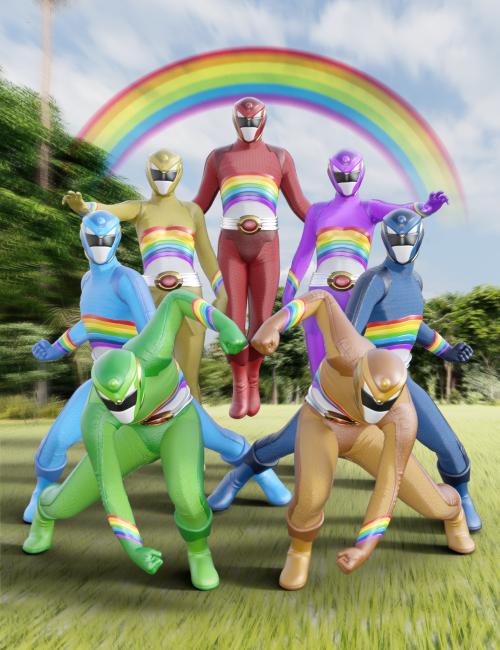 Rainbow Rangers Costume Rainbow Rangers Dress Indigo 