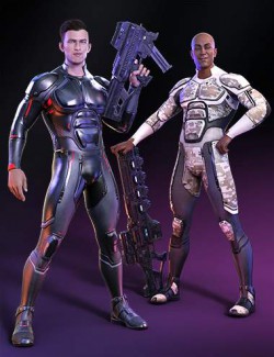 OMNI Suit for Genesis 8 and 8.1 Male Outfit Textures