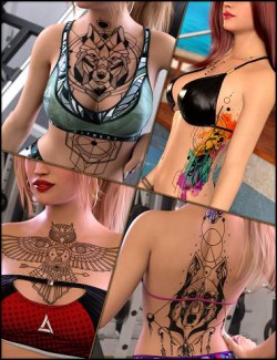 Inked Vol. 31: Just Geometric for Genesis 8 Females