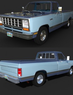 DODGE RAM 1983 for DAZ