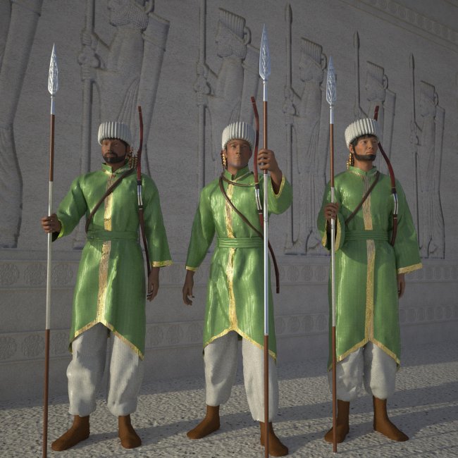 persian immortals armor