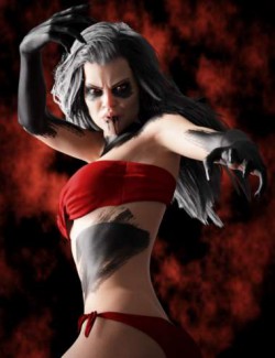 Devilish Makeup for Genesis 8 and 8.1