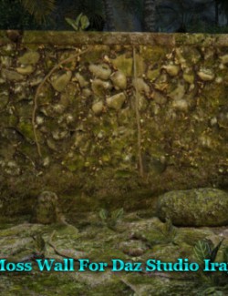 Moss Wall Prop For Daz Studio Iray