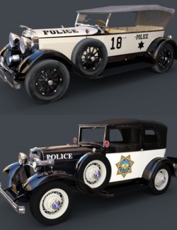 PROHIBITION POLICE CAR BUNDLE for DAZ