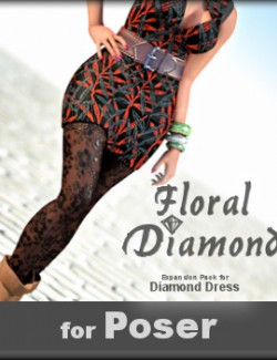 Floral Diamond Expansion Pack for Poser