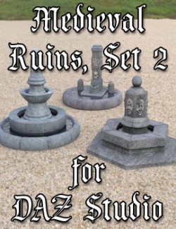 Medieval Ruins Set 2 for DAZ Studio