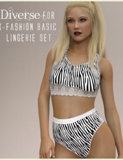 Diverse for X-Fashion Basic Lingerie Set