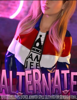 Alternate dForce Jennifer Style Clothing for Genesis 8 Females