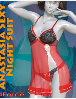 dForce Anastasia Sexy Night Suit for Genesis 8 Female @ Genesis 8.1 Female