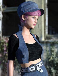 dForce Rebel Rouser for Genesis 8 Females