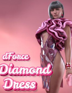 dForce Diamond Dress for Genesis 8 and 8.1 Female